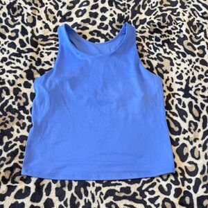 Chic Blue Sleeveless Top